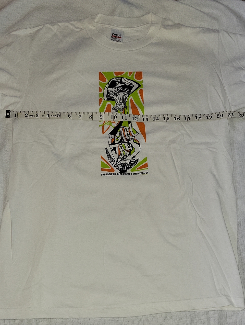 RARE 1998 Pearl Jam Iggy Pop Mudhoney Concert T-shirt Large Mint Condition - Picture 5 of 6